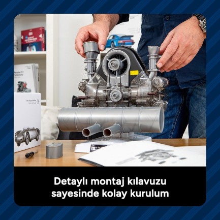 Porsche Carrera Yarış Motoru Model Kiti - Thumbnail