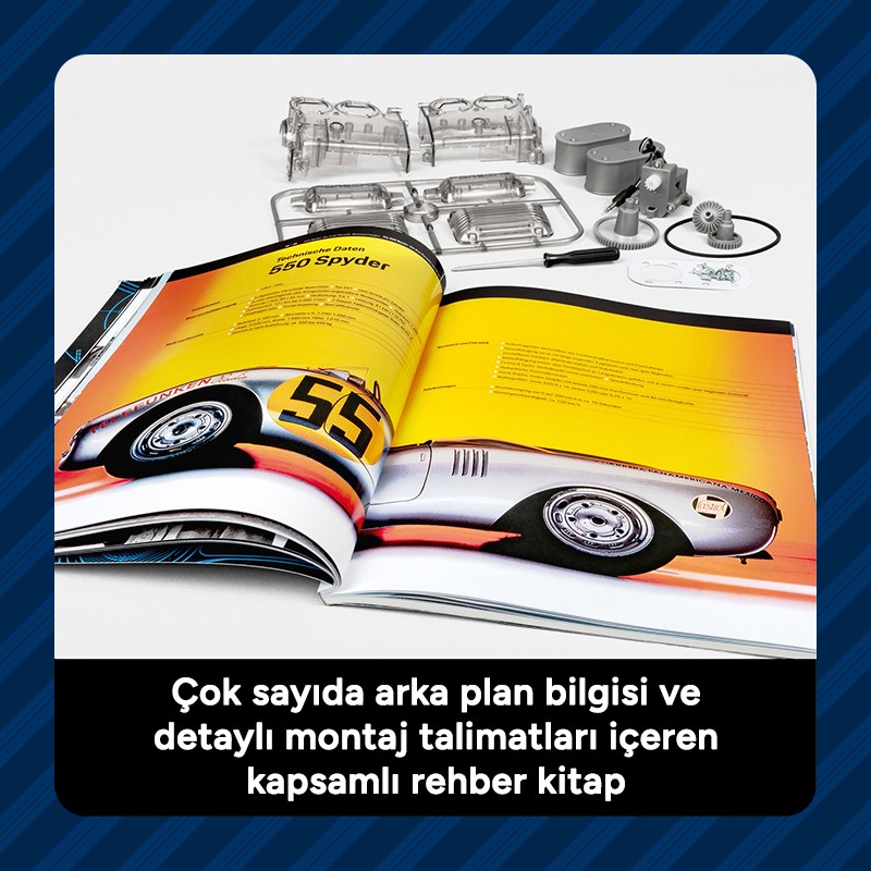 Porsche Carrera Yarış Motoru Model Kiti