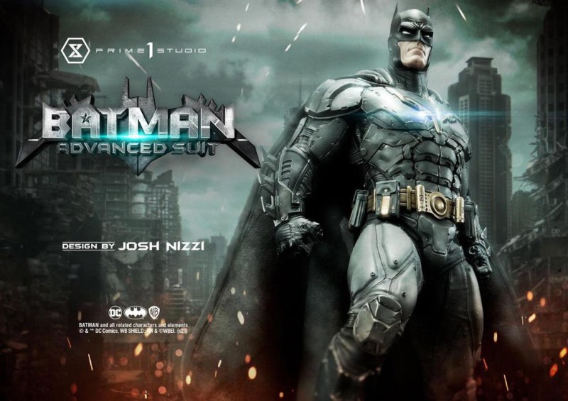 Prime 1 Studio Batman Advanced Suit Statue - 907762 - DC Comics / Design by Josh Nizzi ( Ön Sipariş )