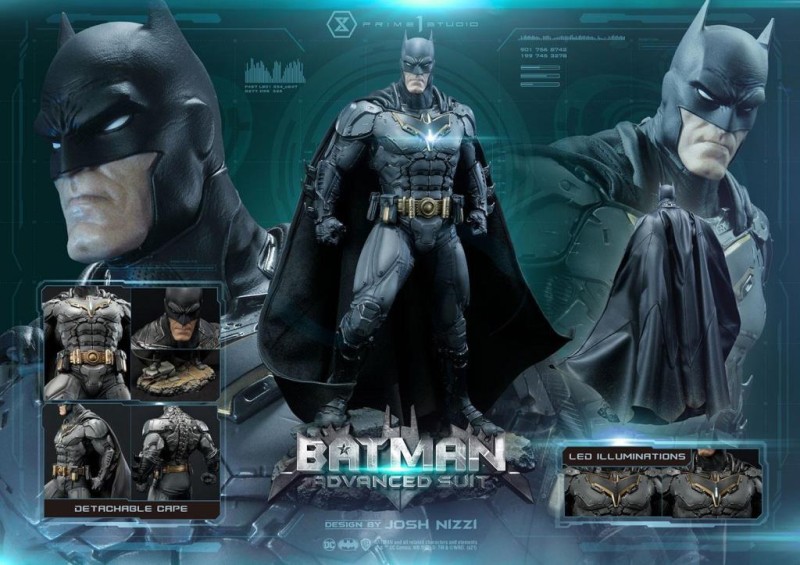 Prime 1 Studio Batman Advanced Suit Statue - 907762 - DC Comics / Design by Josh Nizzi ( Ön Sipariş )