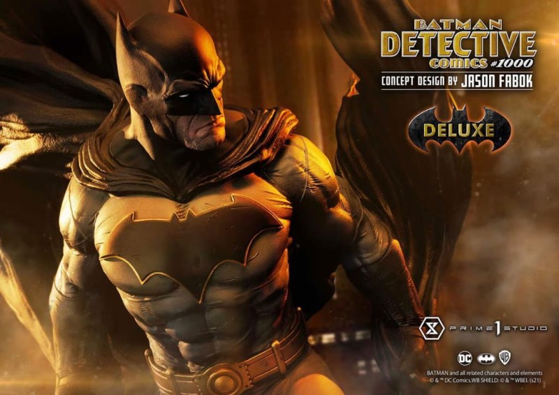Prime 1 Studio Batman Detective Comics #1000 (Deluxe Version) 1:3 Statue - Concept Design by Jason Fabok - 908051 (Ön Sipariş)