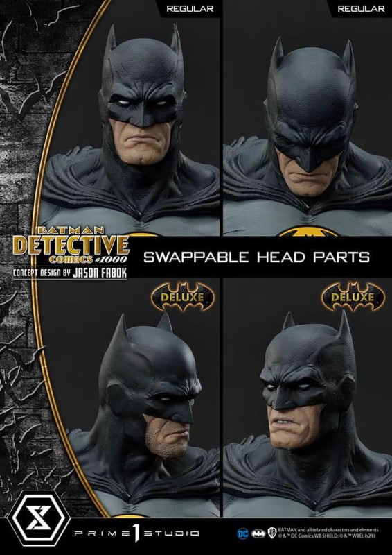 Prime 1 Studio Batman Detective Comics #1000 (Deluxe Version) 1:3 Statue - Concept Design by Jason Fabok - 908051 (Ön Sipariş)