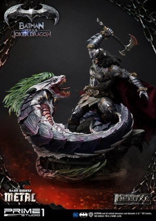 Prime 1 Studio Batman VS Joker Dragon (Deluxe Version) Statue (Dark Nights Metal) - 906913 - DC Comics / Prime 1 Studio 1:3 Scale Ultimate Museum Masterline ( Ön Sipariş ) - Thumbnail