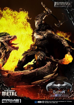 Prime 1 Studio Batman VS Joker Dragon (Deluxe Version) Statue (Dark Nights Metal) - 906913 - DC Comics / Prime 1 Studio 1:3 Scale Ultimate Museum Masterline ( Ön Sipariş ) - Thumbnail