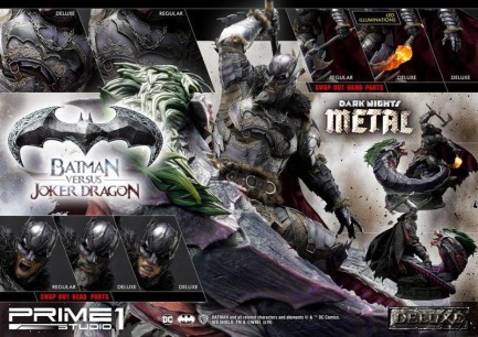 Prime 1 Studio Batman VS Joker Dragon (Deluxe Version) Statue (Dark Nights Metal) - 906913 - DC Comics / Prime 1 Studio 1:3 Scale Ultimate Museum Masterline ( Ön Sipariş ) - Thumbnail