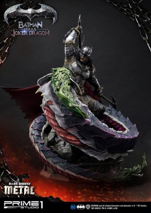 Prime 1 Studio Batman Vs Joker Dragon Statue (Dark Nights Metal) 1:3 Scale Ultimate Museum Masterline 906912 (Ön Sipariş) - Thumbnail