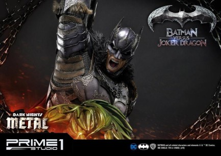 Prime 1 Studio Batman Vs Joker Dragon Statue (Dark Nights Metal) 1:3 Scale Ultimate Museum Masterline 906912 (Ön Sipariş) - Thumbnail