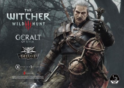 Prime 1 Studio - Prime 1 Studio Geralt of Rivia (Deluxe Version) Statue The Witcher III : Wild Hunt