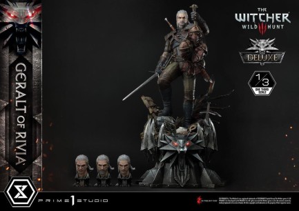 Prime 1 Studio Geralt of Rivia (Deluxe Version) Statue The Witcher III : Wild Hunt - Thumbnail