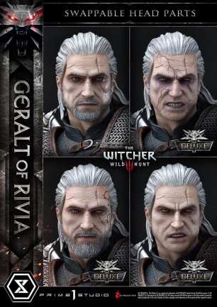 Prime 1 Studio Geralt of Rivia (Deluxe Version) Statue The Witcher III : Wild Hunt - Thumbnail