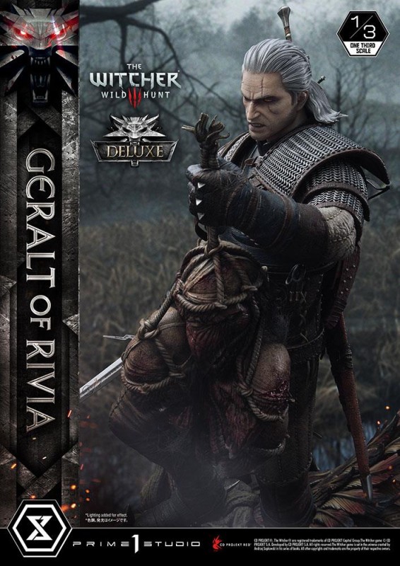 Prime 1 Studio Geralt of Rivia (Deluxe Version) Statue The Witcher III : Wild Hunt