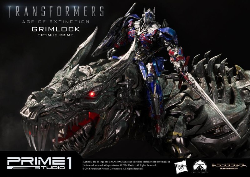 Prime 1 Studio Grimlock Optimus Prime Version Statue