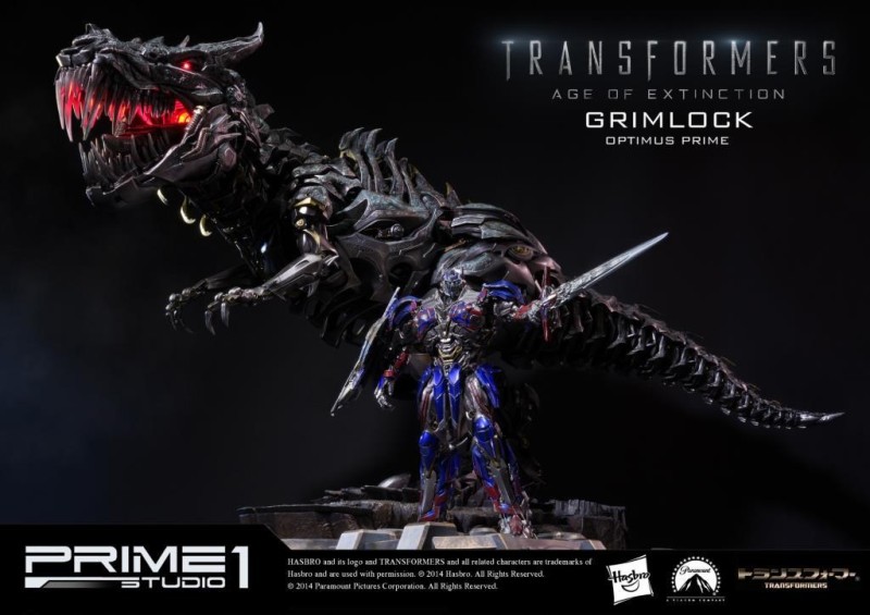 Prime 1 Studio Grimlock Optimus Prime Version Statue