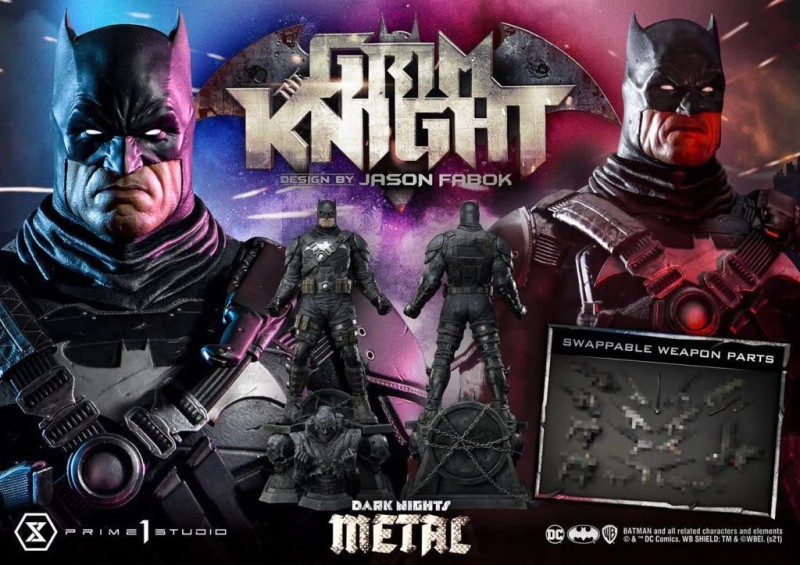 Prime 1 Studio The Grim Knight (Jason Fabok) 1:3 Statue - 907741 / Batman / Dark Nights: Metal (Comics) (Ön Sipariş)