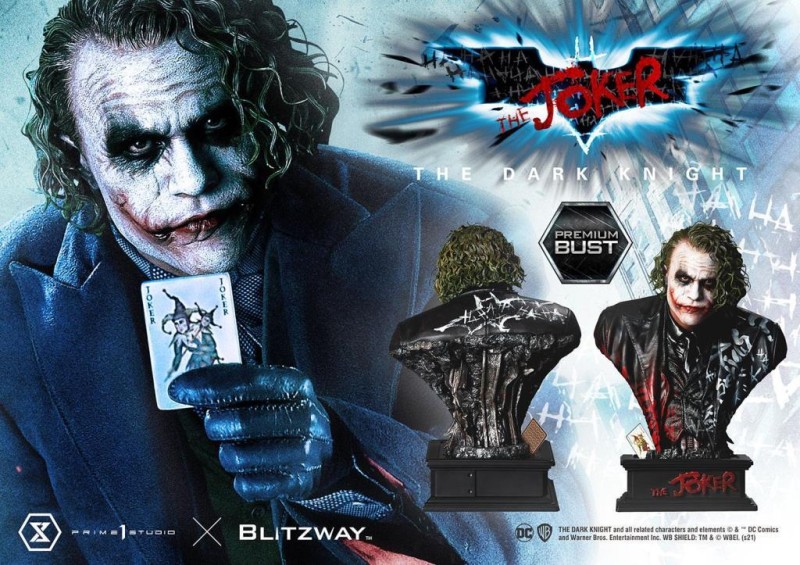 Prime 1 Studio The Joker 1:3 Premium Bust Heath Ledger Joker 909121