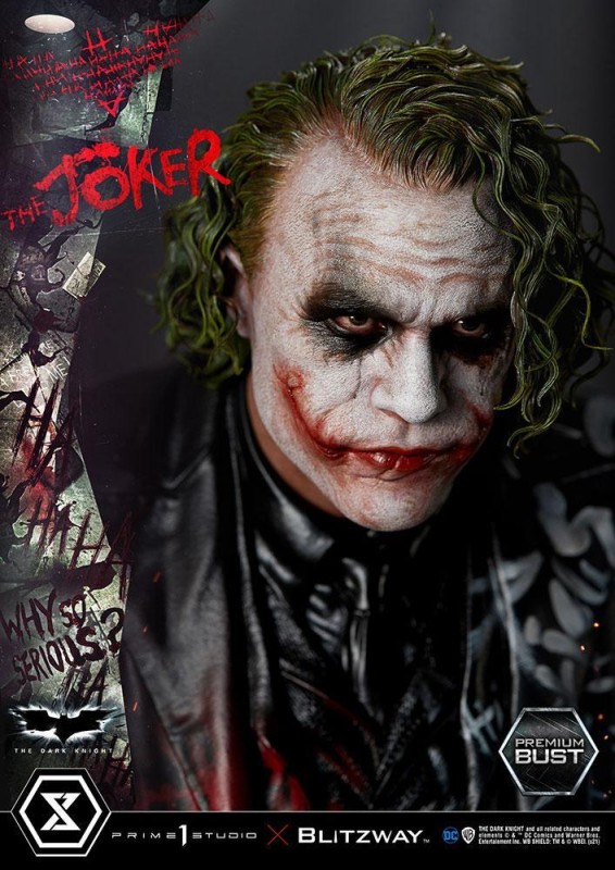 Prime 1 Studio The Joker 1:3 Premium Bust Heath Ledger Joker 909121