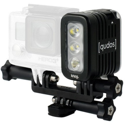 Knog Qudos Action Black Aksiyon Kamera GoPro Işık Seti ( Tüm GoPro Kameralar ile Uyumludur ) - Thumbnail