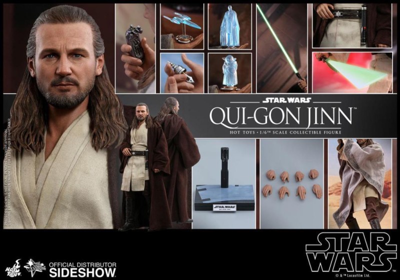 Hot Toys Qui-Gon Jinn Sixth Scale Figure MMS525