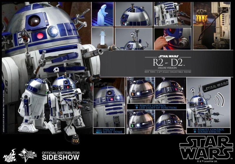 R2-D2 Deluxe Version Sixth Scale Figure Movie Masterpiece Series