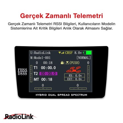 Radiolink R6DSM Mini 10 Kanal Uzaktan Kumanda Alıcısı Receiver w/PPM&S-BUS (AT9&AT9S&AT10&AT10II İle Uyumludur) - Thumbnail