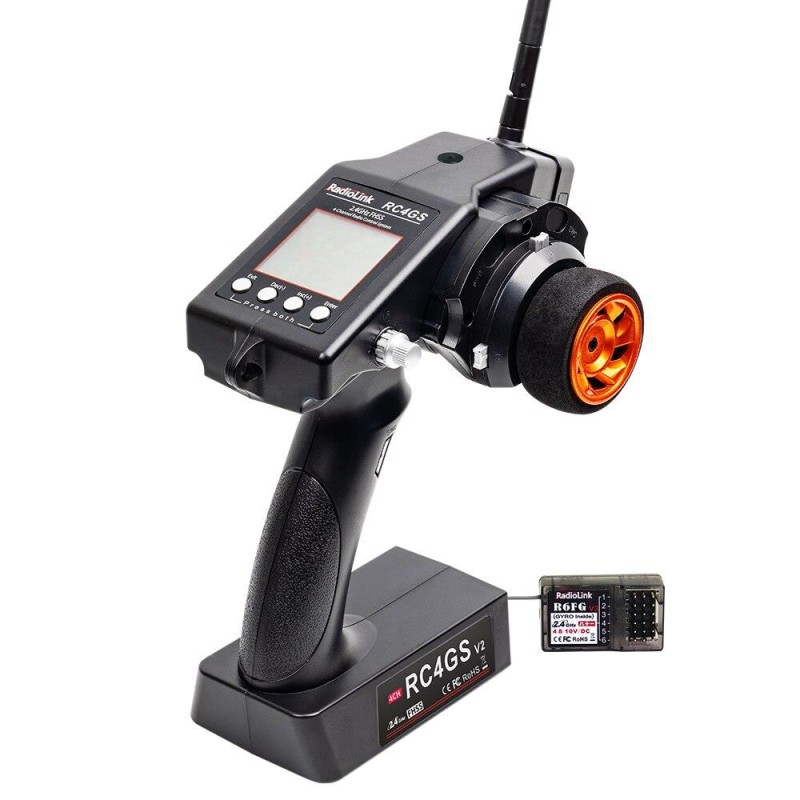 Radiolink RC4GS V3 2.4Ghz 5 Kanal Uzaktan Kumanda Radio Kontrol +6 Kanal R6FG Gyro Alıcı (400 Metre Kontrol Mesafesi)