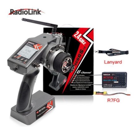 Radiolink - Radiolink RC6GS V3 2.4Ghz 7 Kanal Uzaktan Kumanda Radio Kontrol +R7FG Gyro Alıcı (600 Metre Kontrol Mesafesi)