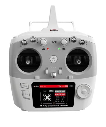 Radiolink T12D 2.4Ghz 12 Kanal Radio Kontrol Uzaktan Kumanda +R12F Alıcı S-BUS+PPM+PWM ELRS,Crossfire Destekli - Thumbnail