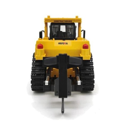 HUINA 1/16 Yüksek Kalite 9 Kanal RC Model Buldozer Paletli Metal Kepçe Kazıcı Uzaktan Kumandalı Çok Fonksiyonlu İş Makinası - 2.4G Sesli ve Işıklı - 1569 - Thumbnail