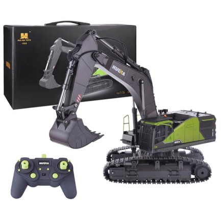 HUINA 1593 1/14 Yüksek Kalite 22 Kanal RC Model Metal Kepçeli Kazıcı Ekskavatör Uzaktan Kumandalı Çok Fonksiyonlu İş Makinesi -2.4G Sesli&Işıklı (ÖN SİPARİŞ TAHMİNİ TESLİMAT 20 ARALIK) - Thumbnail
