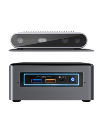 Ready to go Intel RealSense + Intel NUC 7 Mini PC (BOXNUC7I3BNHXF + D415) - Thumbnail