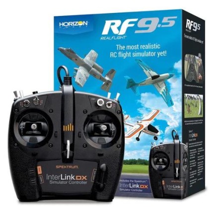 REAL FLIGHT - RealFlight 9.5 Flight Simulator RC Uçak, Helikopter, Drone Simulasyonu - Spektrum Kumanda