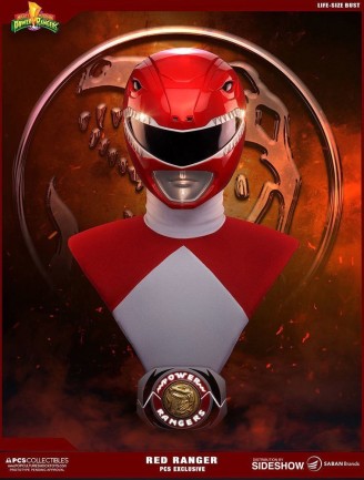 Red Ranger Life-Size Bust - Thumbnail