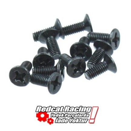 REDCAT RACING - Redcat Racing S019 3*7.5mm Countersunk Mechanical Screw 12 PCS 
