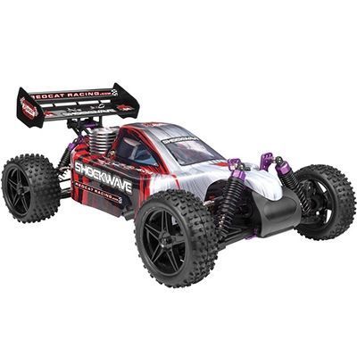 REDCAT RACING - Redcat Shockwave Kırmızı 1/10 Nitro Yakıtlı OffRoad Buggy Rc Uzaktan Kumandalı Model Araba RTR 80 Km/H Hız