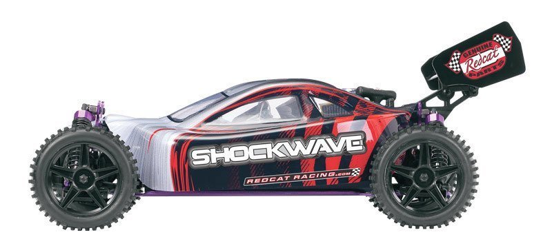 Redcat Shockwave Kırmızı 1/10 Nitro Yakıtlı OffRoad Buggy Rc Uzaktan Kumandalı Model Araba RTR 80 Km/H Hız