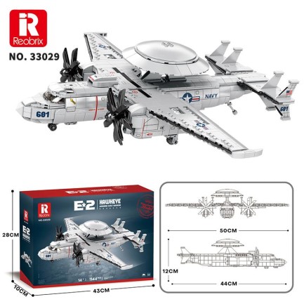 Reobrix Airborne Early Warning American Northrop Grumman E-2 Hawkeye 33029 Brick Yapım Seti - Thumbnail