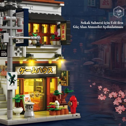 Reobrix 66503 Oyun Mağazası Yaratıcı Yapı Blok Seti Building Blocks (Arcade Game Store) - 984 Parça - Thumbnail