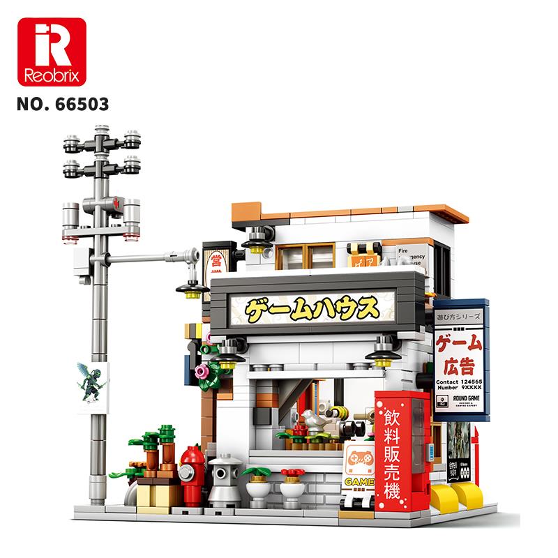 Reobrix 66503 Oyun Mağazası Yaratıcı Yapı Blok Seti Building Blocks (Arcade Game Store) - 984 Parça