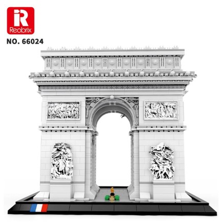 Reobrix 66024 Zafer Takı Yaratıcı Yapı Blok Seti Building Blocks (Arch Of Triumph)- 3718 Parça - Thumbnail