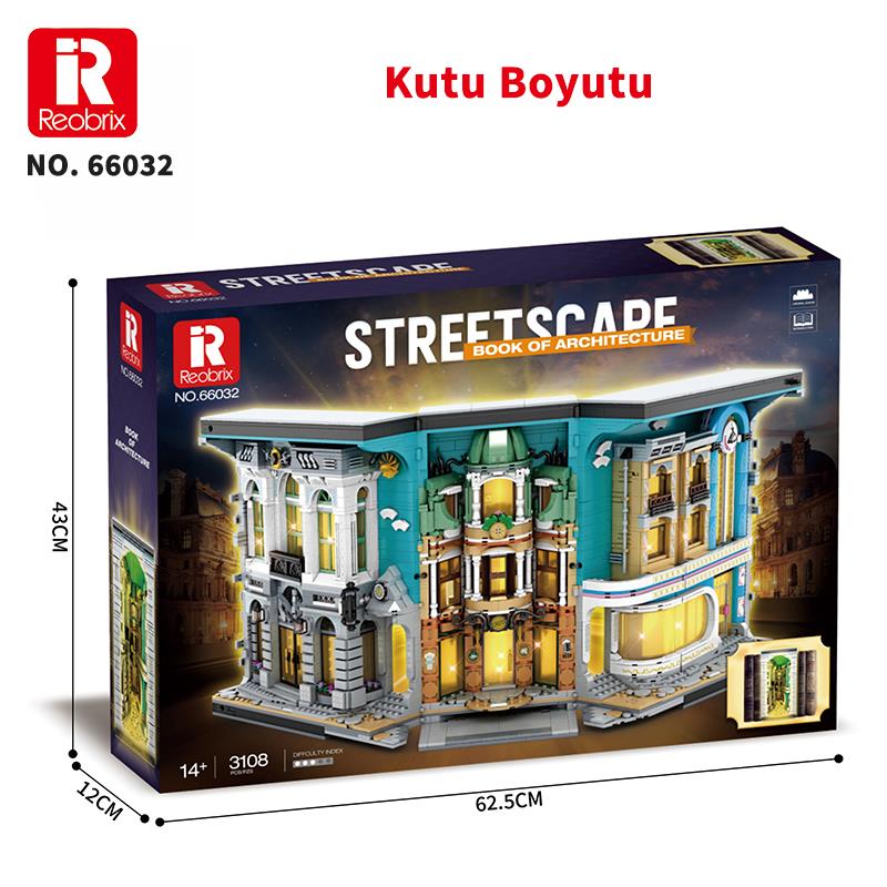 Reobrix Architecture Book 66032 Brick Yapım Seti