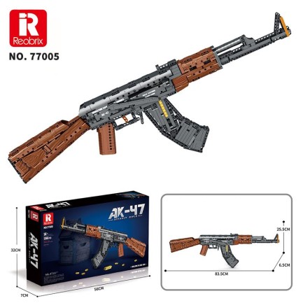 Reobrix Assault Rifle AK-47 77005 Brick Yapım Seti - Thumbnail