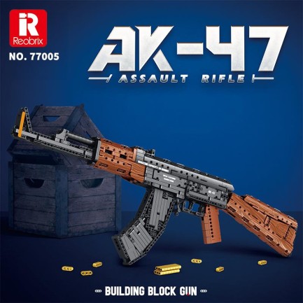 Reobrix Assault Rifle AK-47 77005 Brick Yapım Seti - Thumbnail