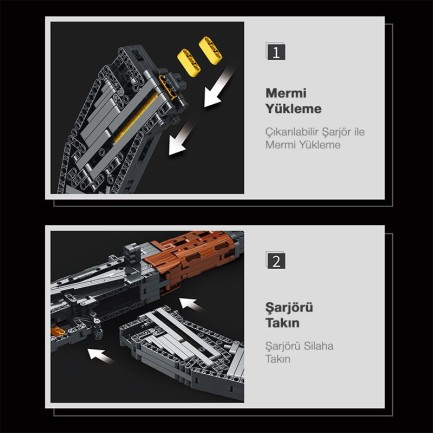 Reobrix Assault Rifle AK-47 77005 Brick Yapım Seti - Thumbnail