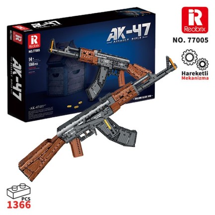 Reobrix - Reobrix Assault Rifle AK-47 77005 Brick Yapım Seti