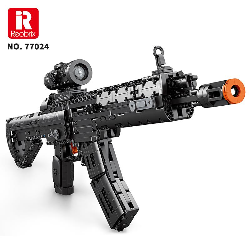 Reobrix 77024 Saldırı Tüfeği QBU-191 Yaratıcı Yapı Blok Seti Building Blocks (Assault Rifle QBU-191)- 1593 Parça
