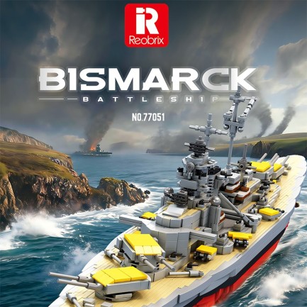 Reobrix Battleship Bismarck 77051 Brick Yapım Seti - Thumbnail