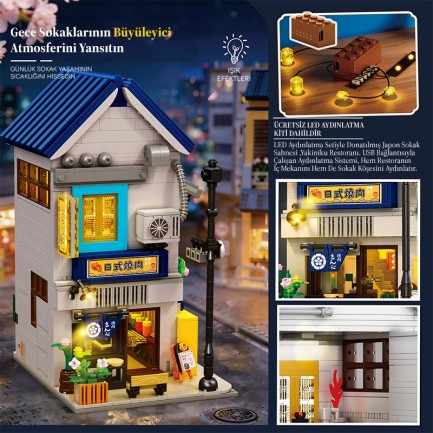 Reobrix BBQ Restaurant 66506 Brick Yapım Seti - Thumbnail
