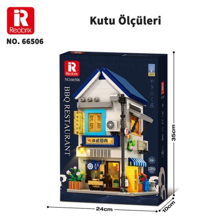 Reobrix BBQ Restaurant 66506 Brick Yapım Seti - Thumbnail