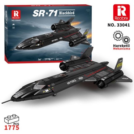Reobrix - Reobrix 33041 SR-71 Blackbird Yapı Blok Seti Building Blocks - 1733 Parça