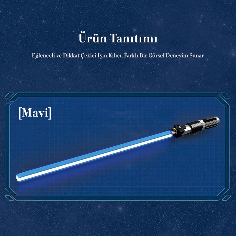 Reobrix 99010 Işın Kılıcı Mavi Yaratıcı Yapı Blok Seti Building Blocks (Lightsaber) - 629 Parça